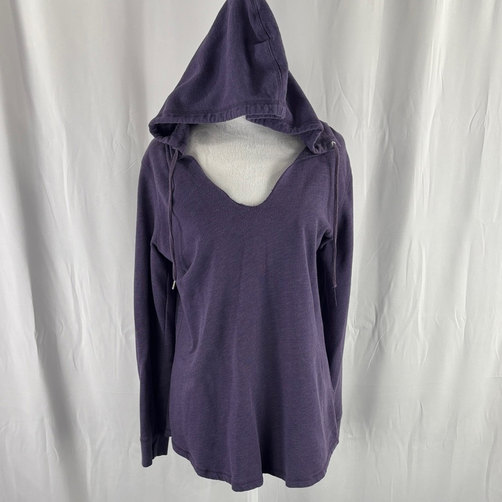 Y2K Women's Purple Hooded Top - Picture 2 of 5